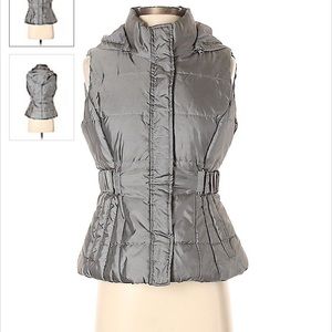 New York and company puffy gray vest